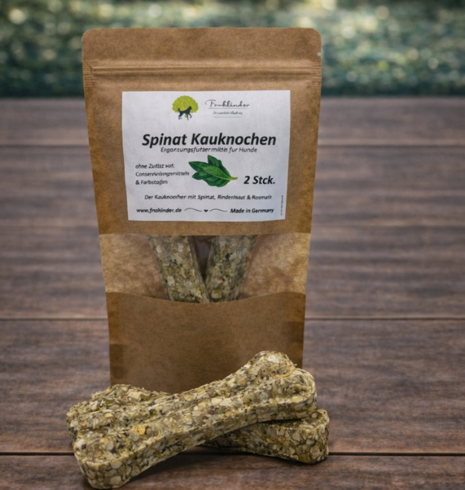 Spinat Kauknochen 🥬 1 Spinat Kauknochen 🥬