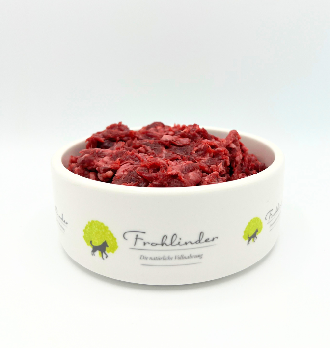 Muskelfleisch vom Rind gewolft