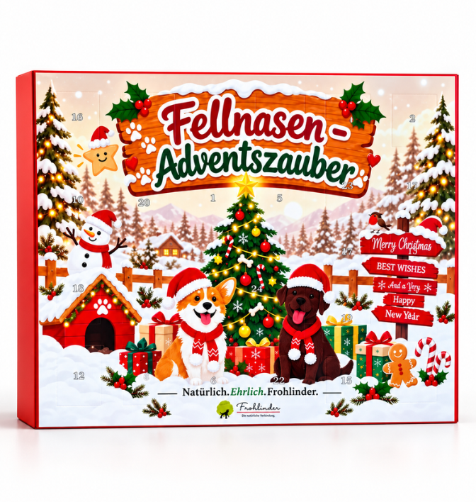 Frohlinder Hunde-Adventskalender 2026 – Winterglück