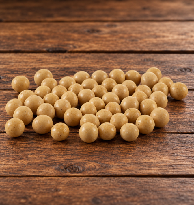 Knusperkugeln mit Kürbis und Hanföl - glutenfrei